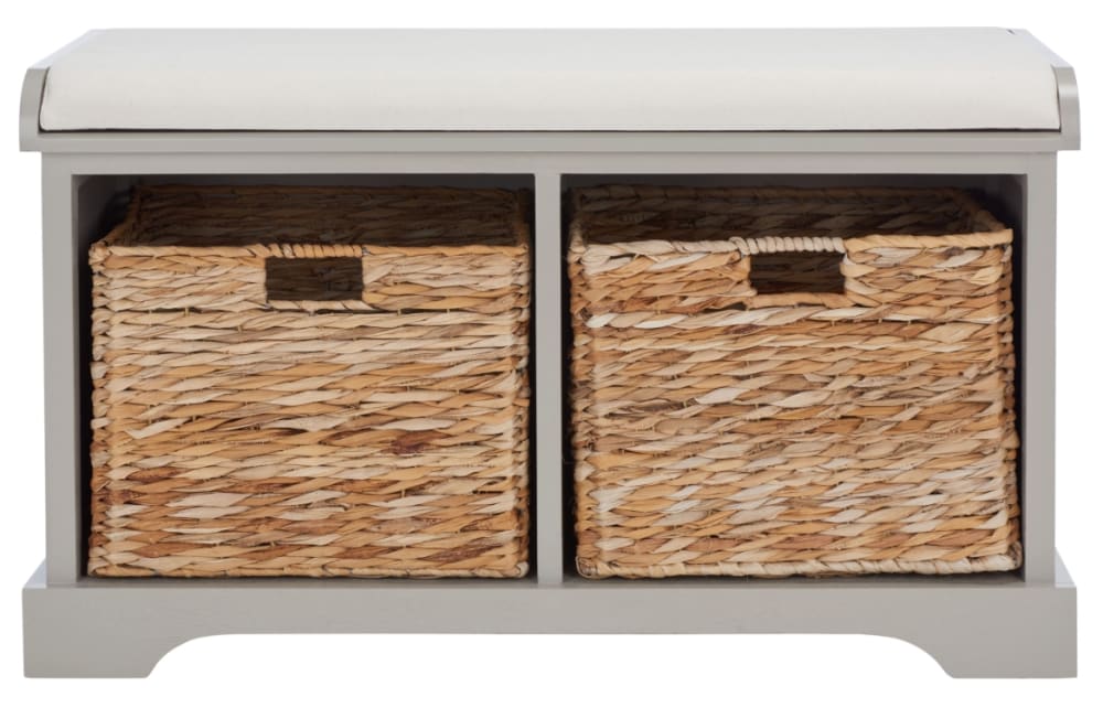 Banc en bois vintage - grey