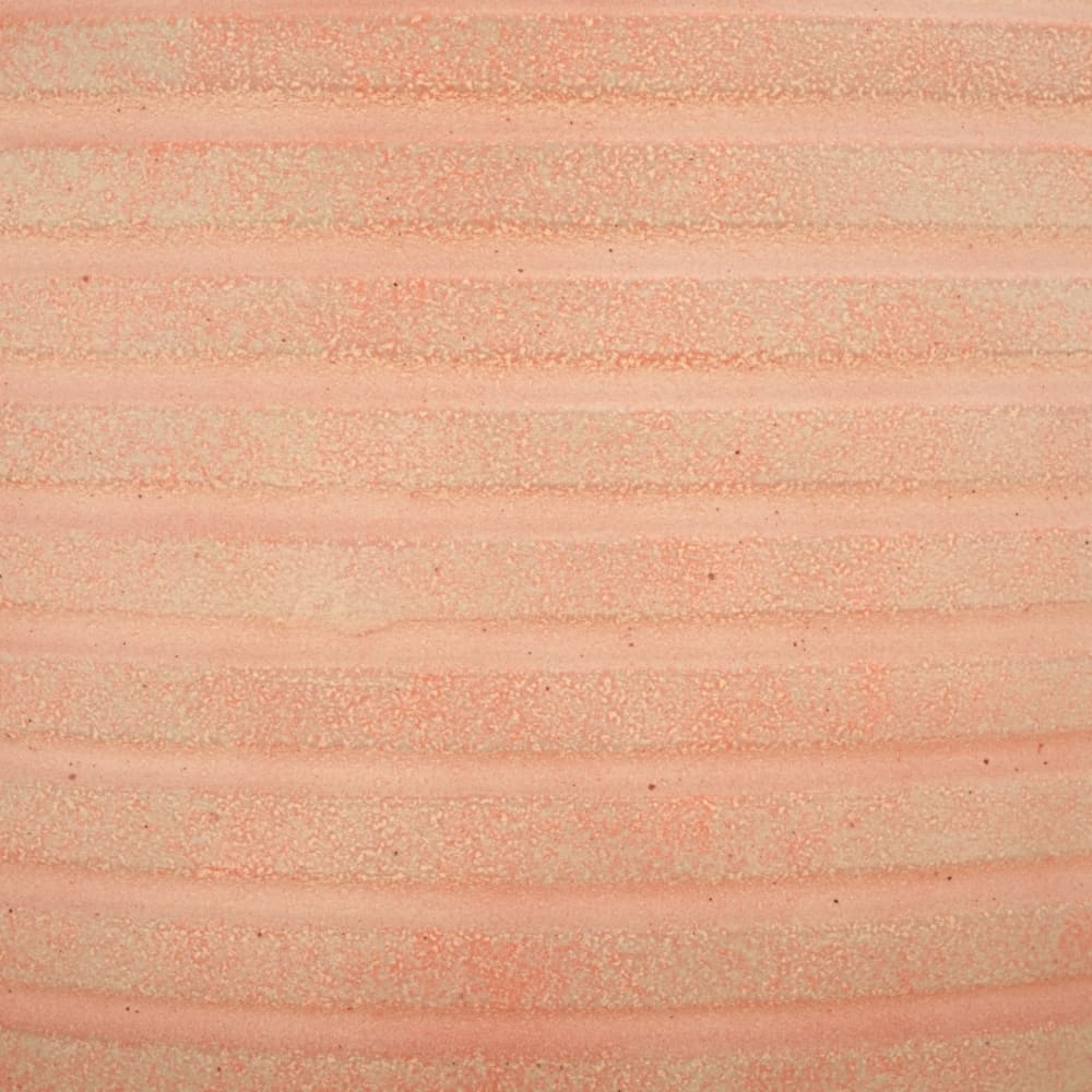 Ensemble de 2 pots de fleurs en céramique orange — vue 4