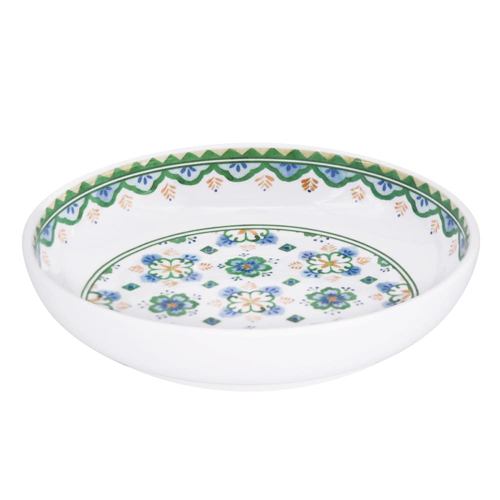 Assiette creuse en mélamine imprimé azuleros Assiette creuse en mélamine imprimé azuleros