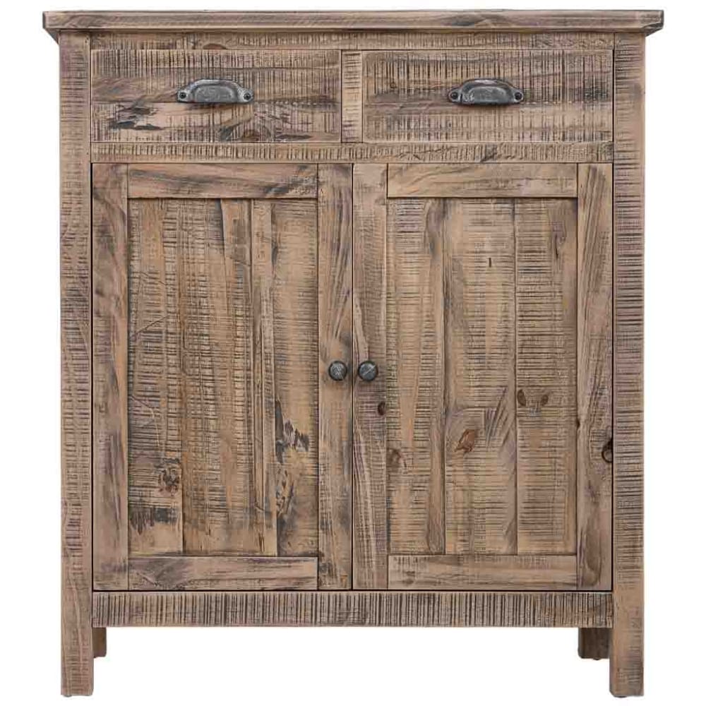 Konsolentisch aus Holz, 80 x 40 x 89 cm (H) Braun - Maisons Du