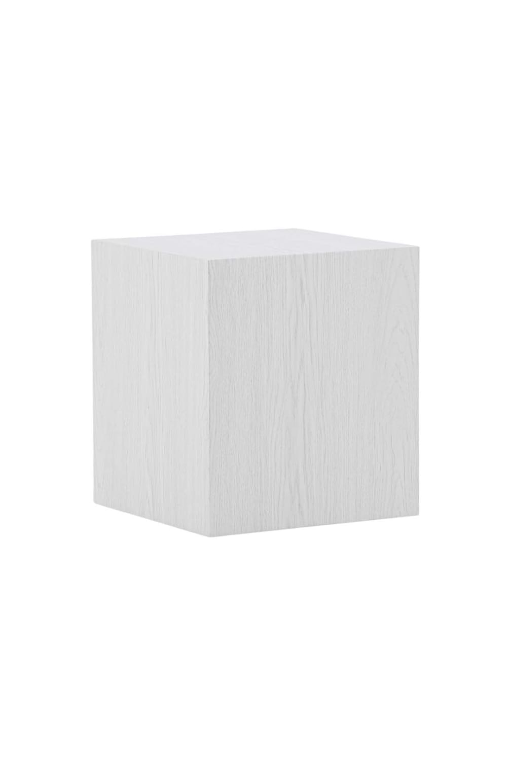 Beistelltisch York 40*40cm, Cremeweiß - Maisons Du Monde