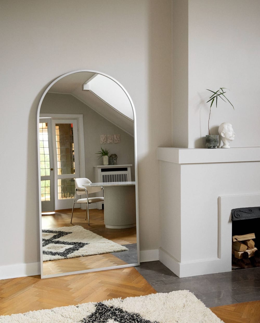 Ganzkörperspiegel Falco 200cm, Chrom - Maisons Du Monde