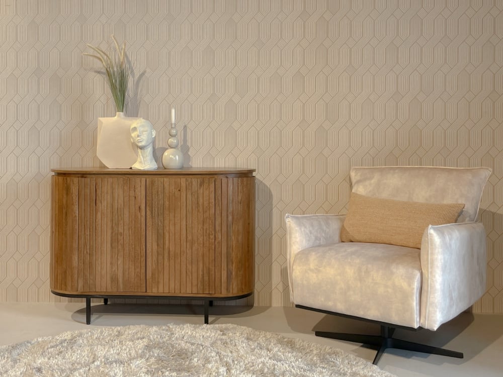 Sideboard Noor aus Mangoholz 115cm, Hellbraun - Maisons Du Monde