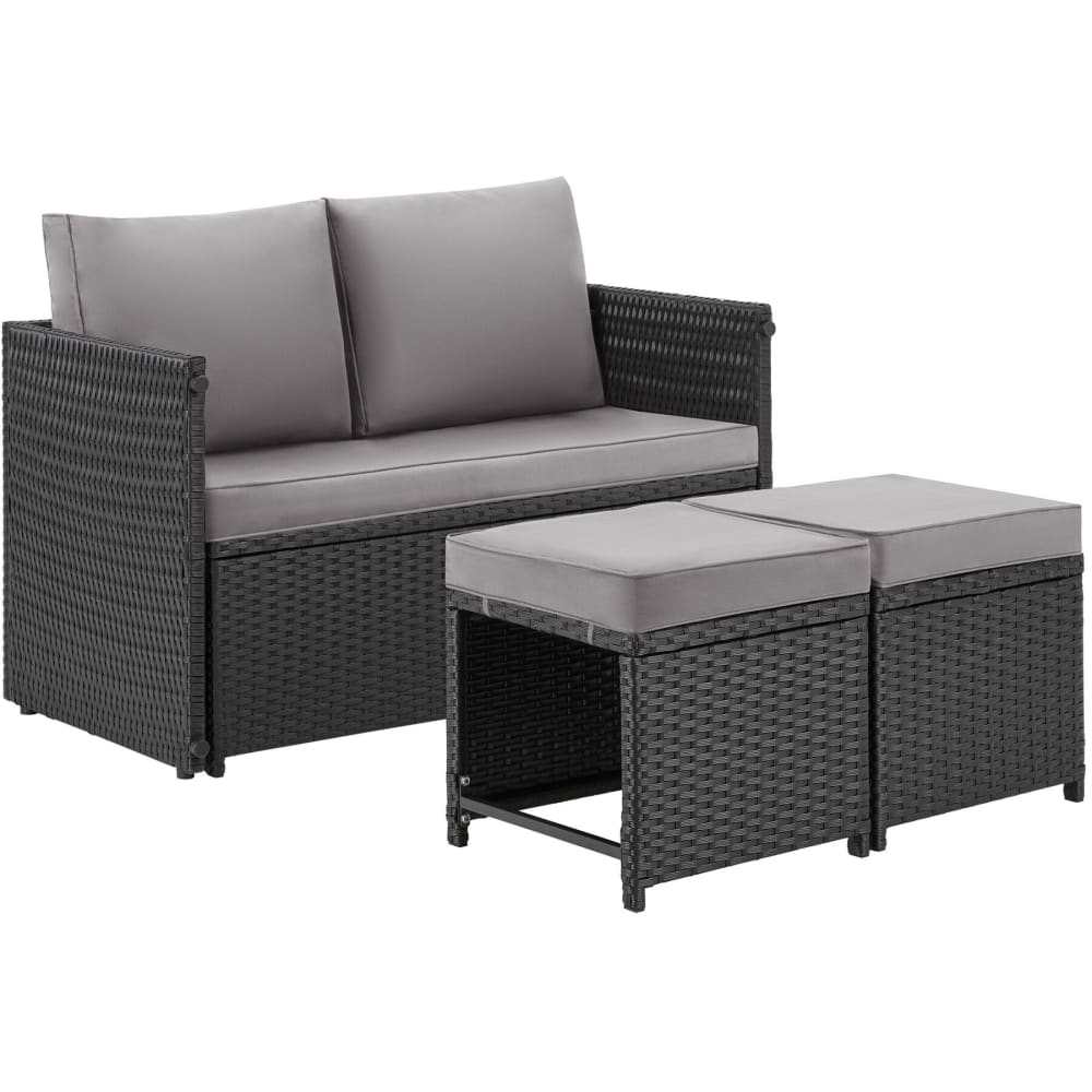 Ensemble salon jardin - rotin