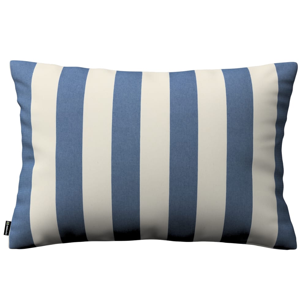 Dekoria Kissenhülle gestreift, blau und weiß, 47x28 cm style seaside - Stoff