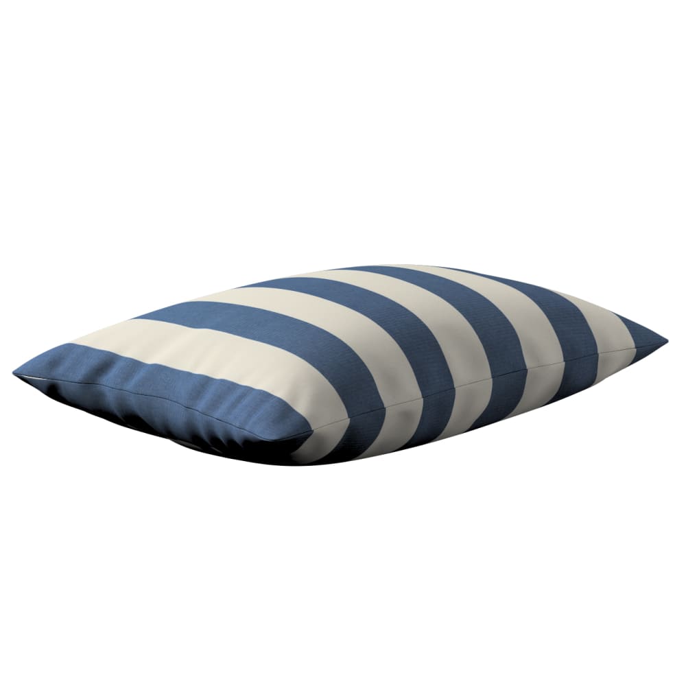 Kissenhülle gestreift, blau und weiß, 47x28 cm - Maisons Du Monde