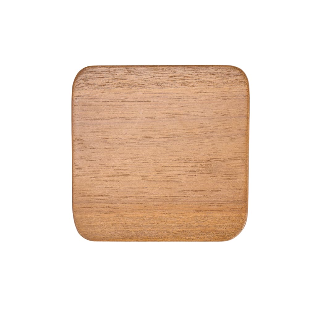Untersetzer aus teakholz braun, 10x10x0,8cm - Maisons Du Monde