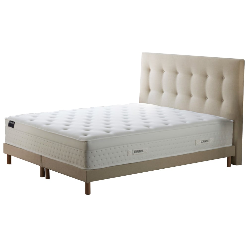 Matelas hybride ressorts - lattes