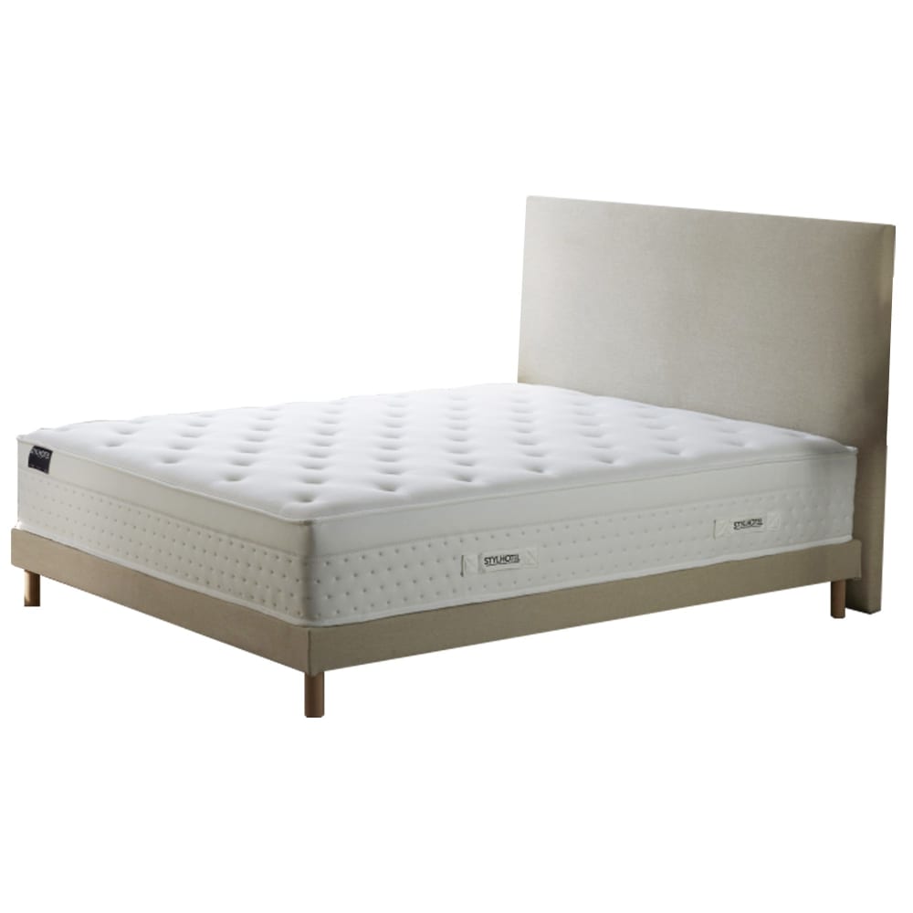 Matelas hybride ressorts - lattes
