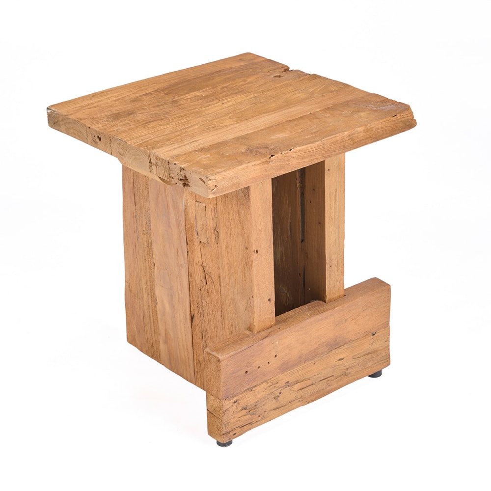 Tabouret bois de teck