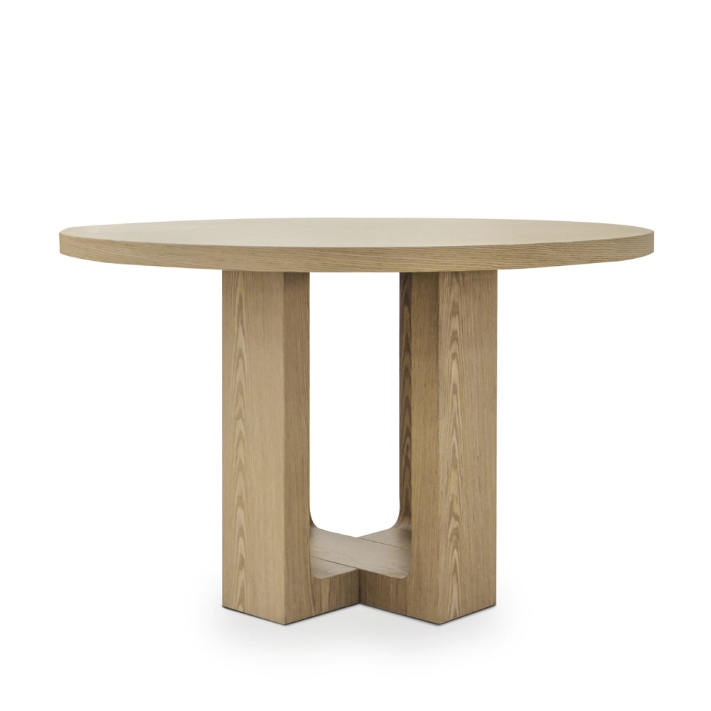 Runder, fester Esstisch aus Eiche, 120 cm - Maisons Du Monde