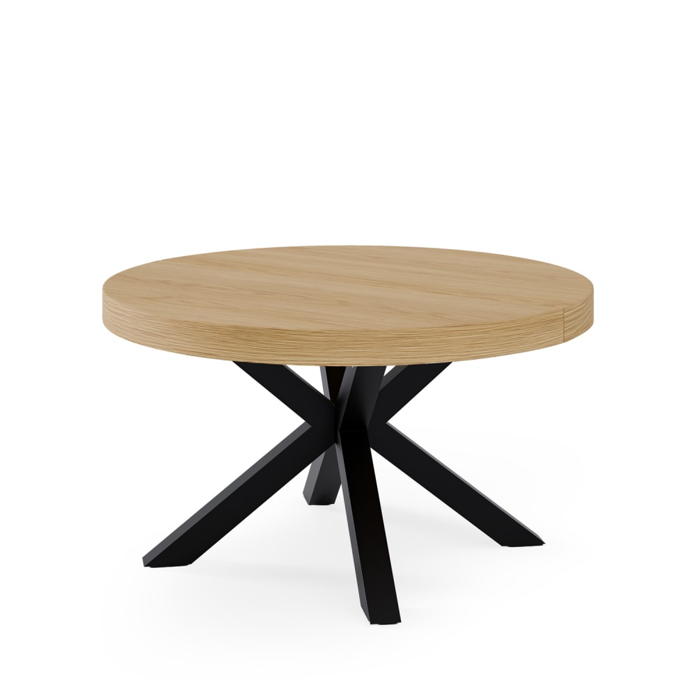 table ronde à rallonges