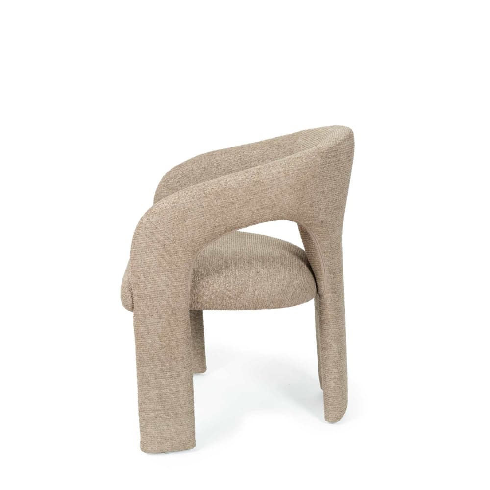 Gepolsterter Esszimmerstuhl in Taupe - Maisons Du Monde
