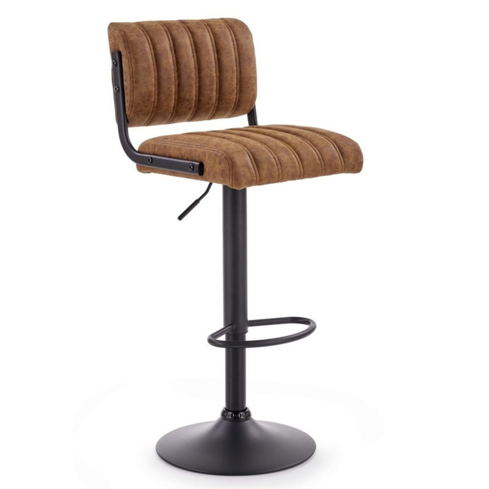 Tabouret de bar en cuir
