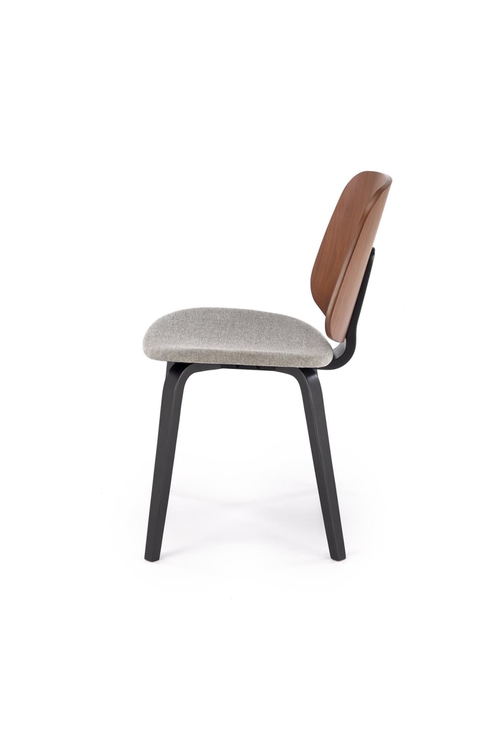 Dreifarbiger Designerstuhl mit Beinen aus Massivholz - Maisons Du
