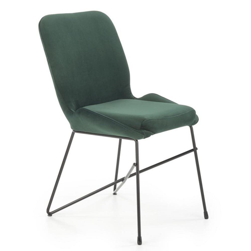 MSO Designerstuhl aus grünem Samt style modern Öko-Tex Zertifikat - Samt