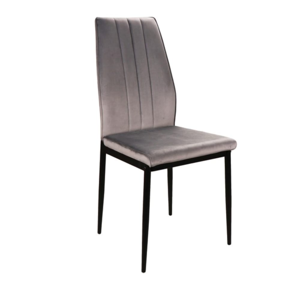 Chaise design velours