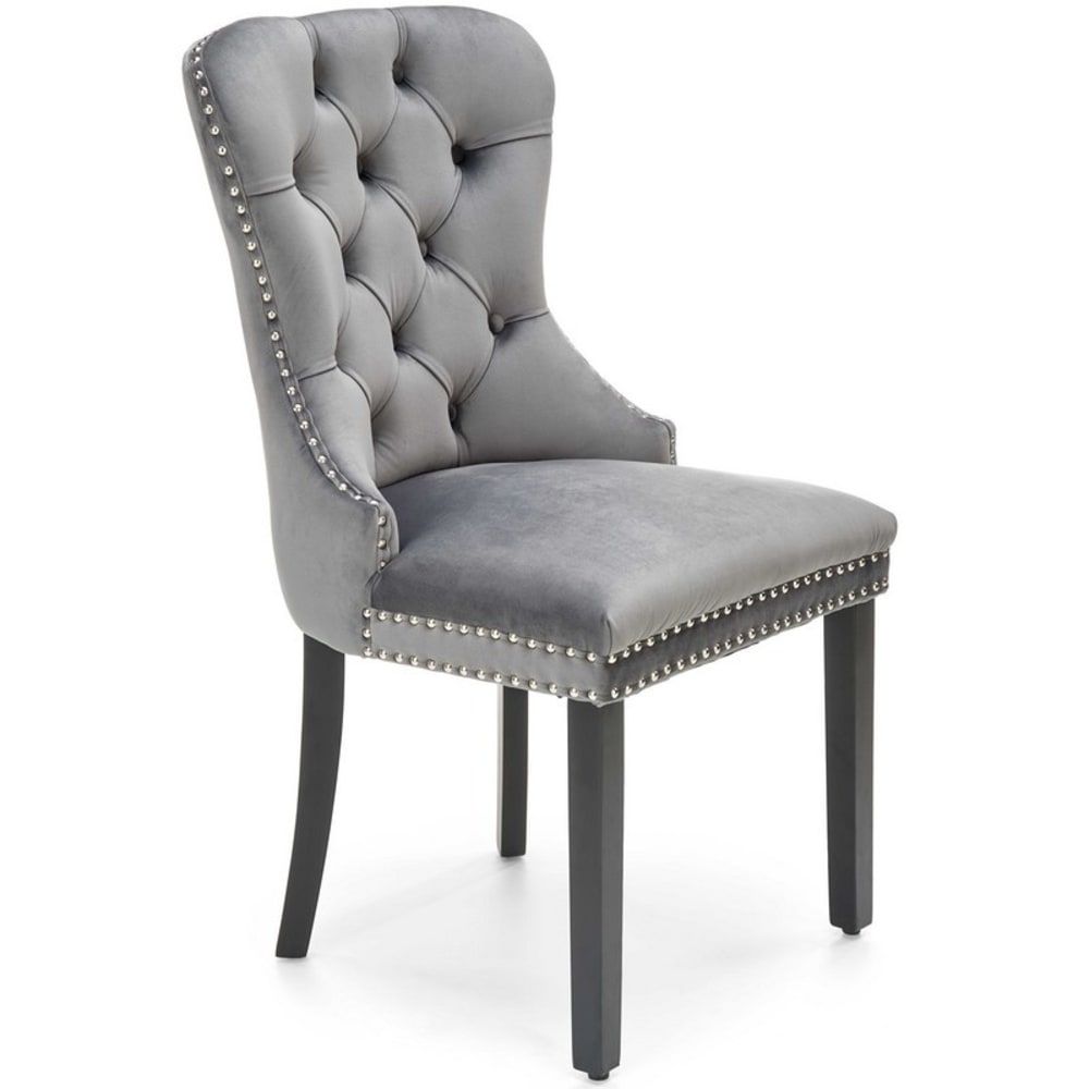 chaise capitonnée en