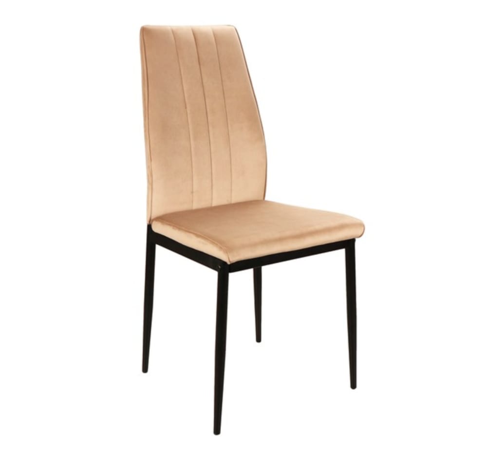 chaise design velours