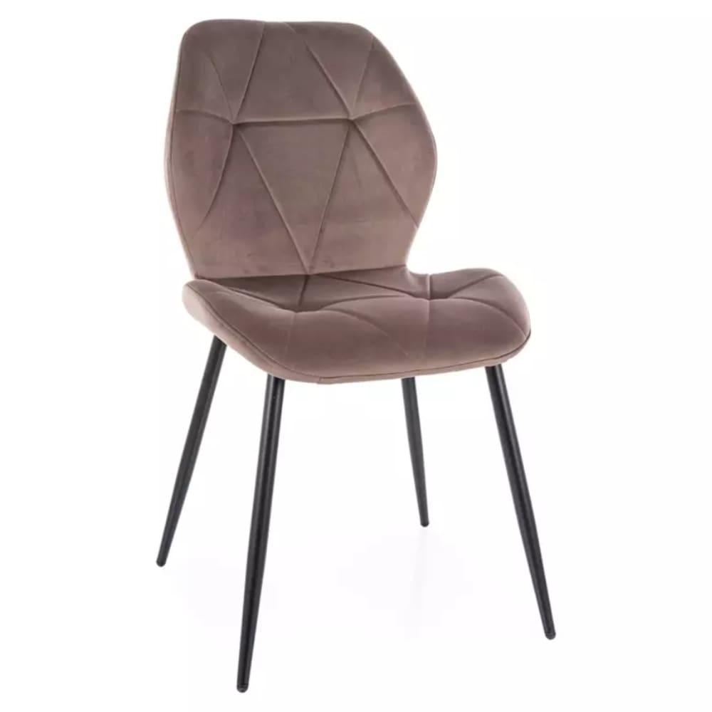 chaise velours de polyester