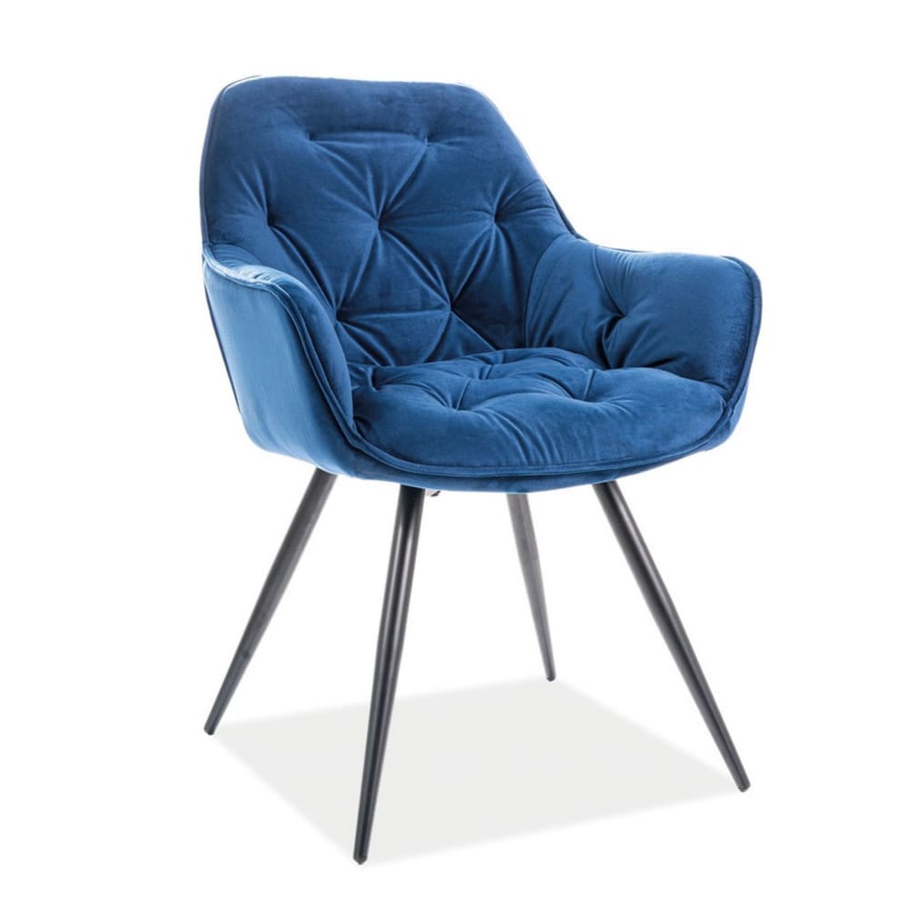 chaise design acier noir