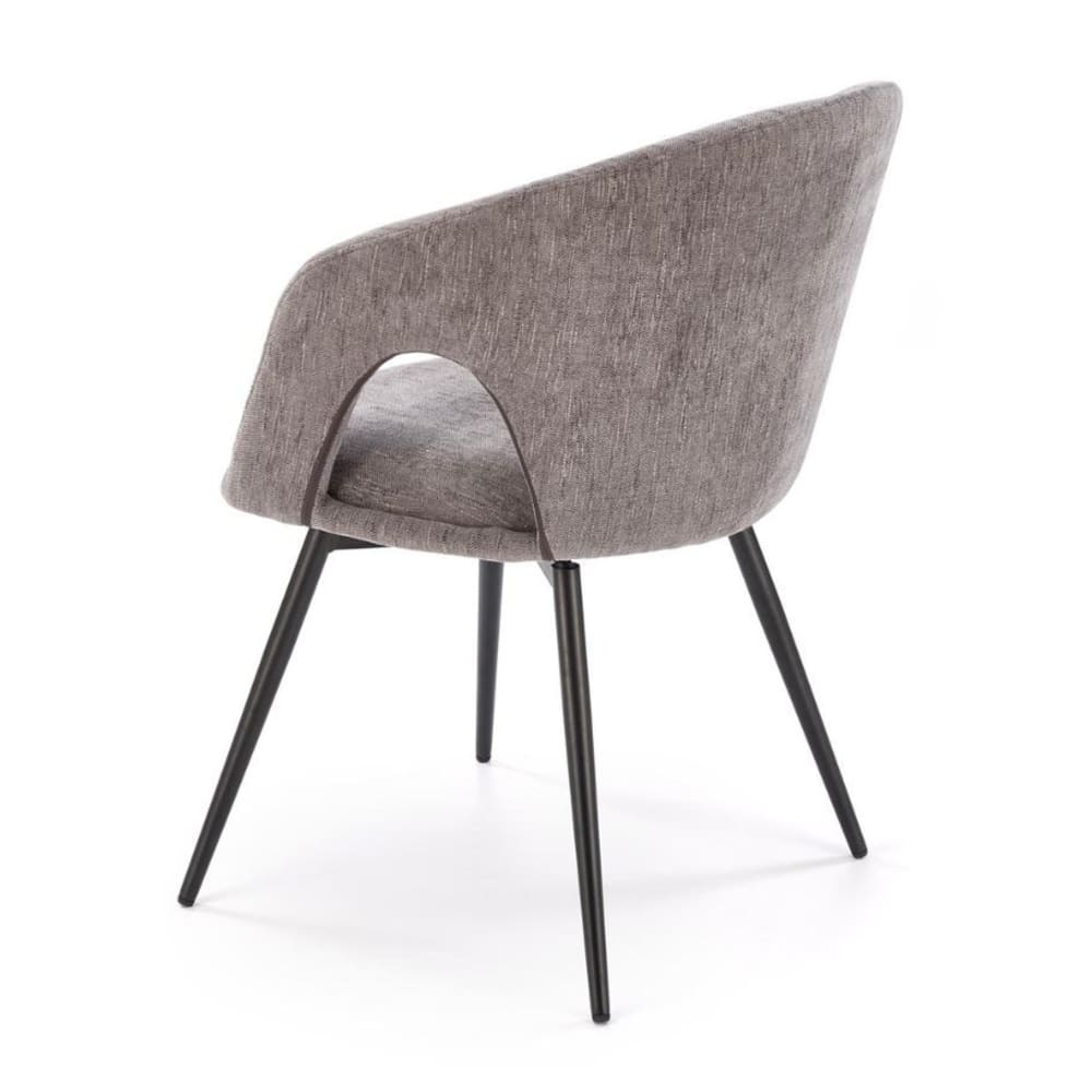 Drehstuhl aus grauem Designerstoff - Maisons Du Monde