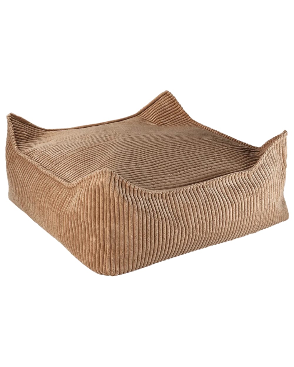 pouf carré en velours