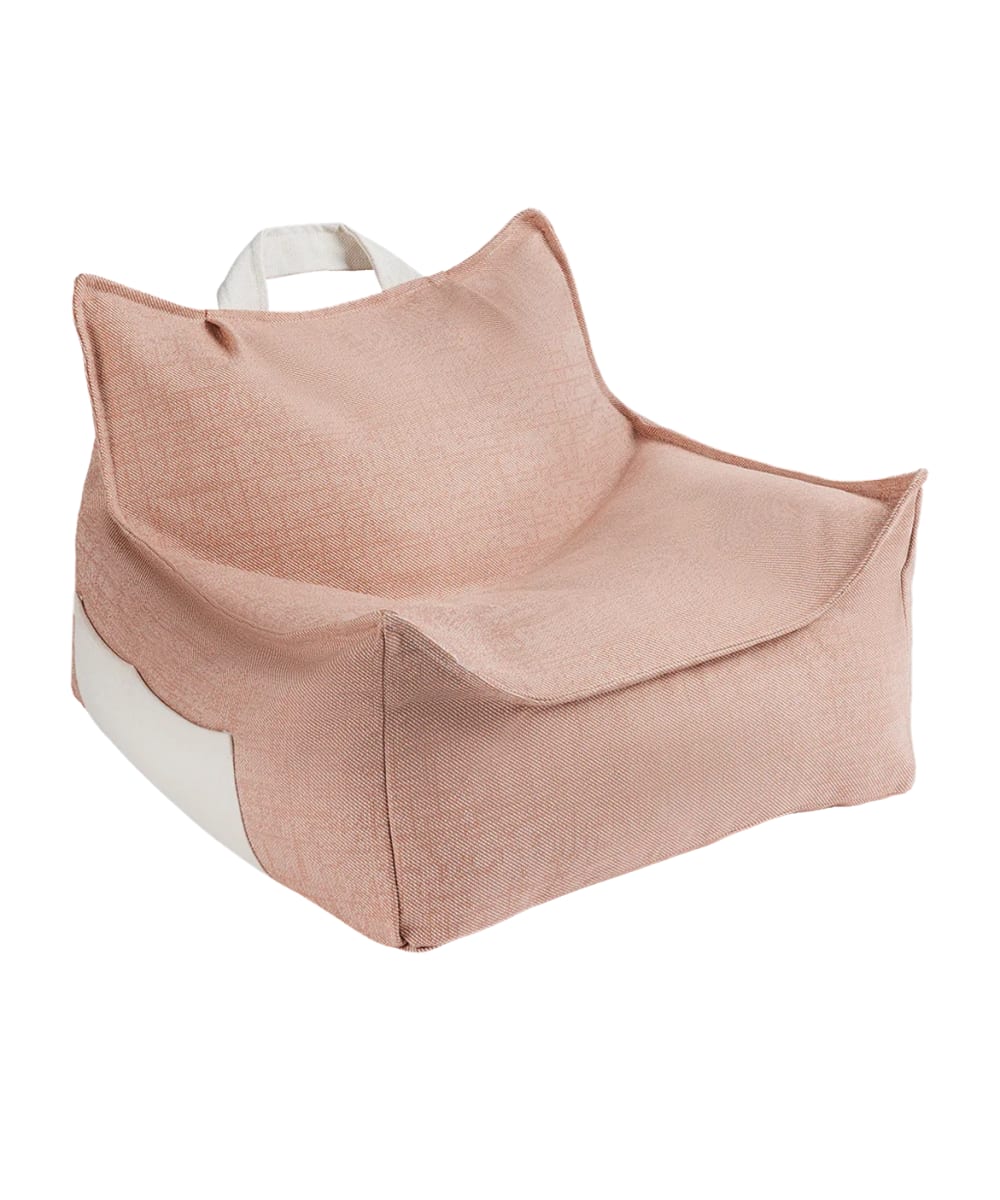 fauteuil poire en polypropylène - rose