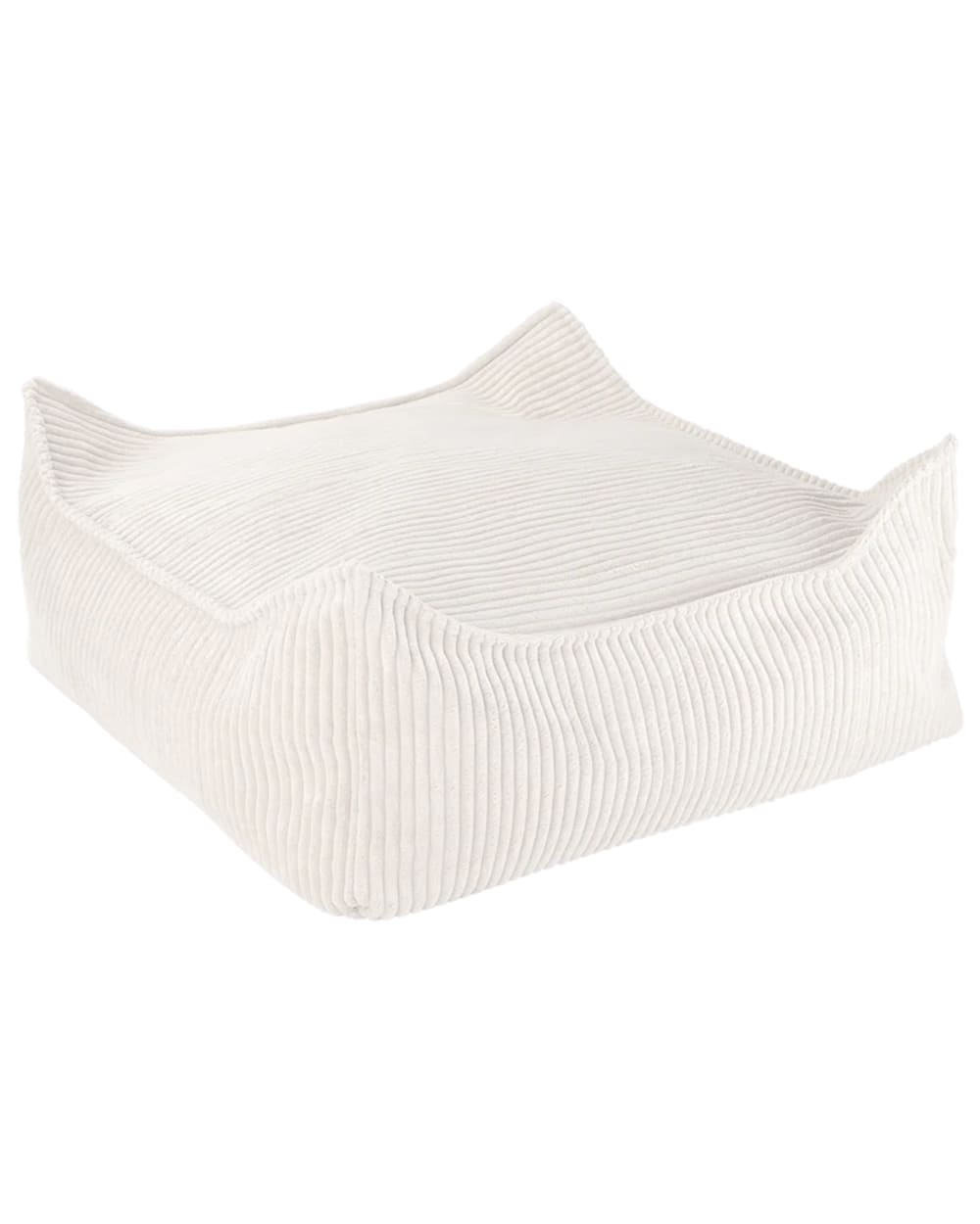 Pouf carré en velours