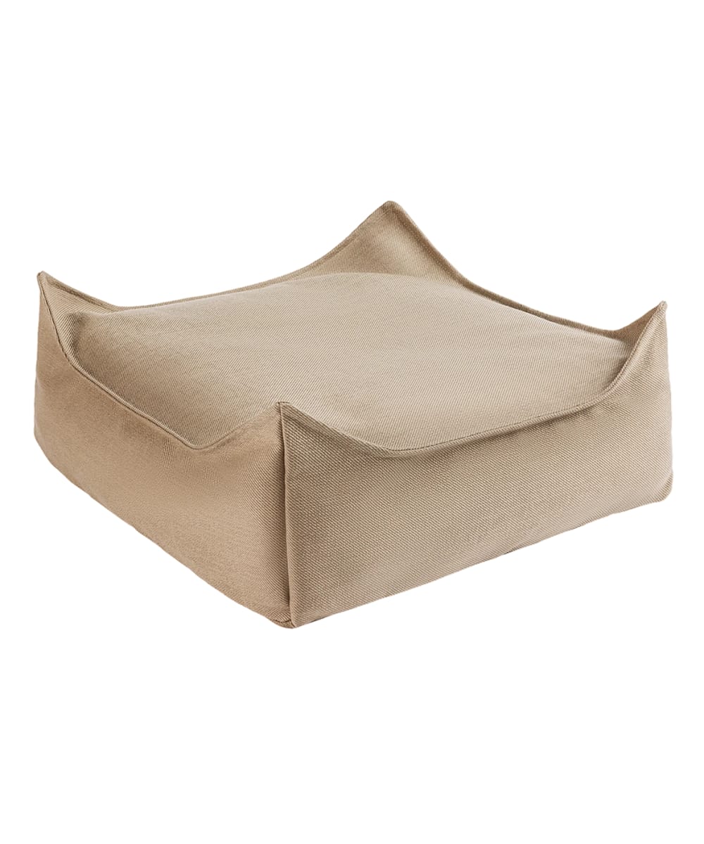Pouf carré en polypropylène recyclé