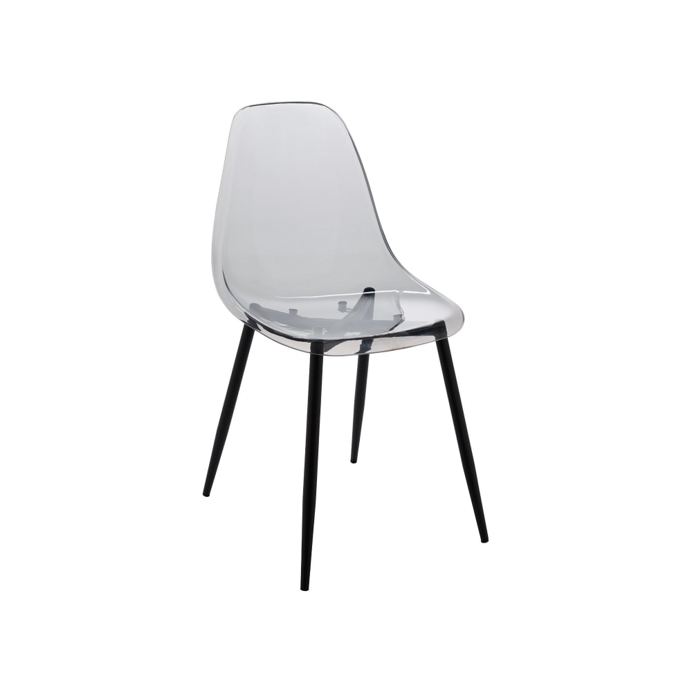 Chaise en plastique gris