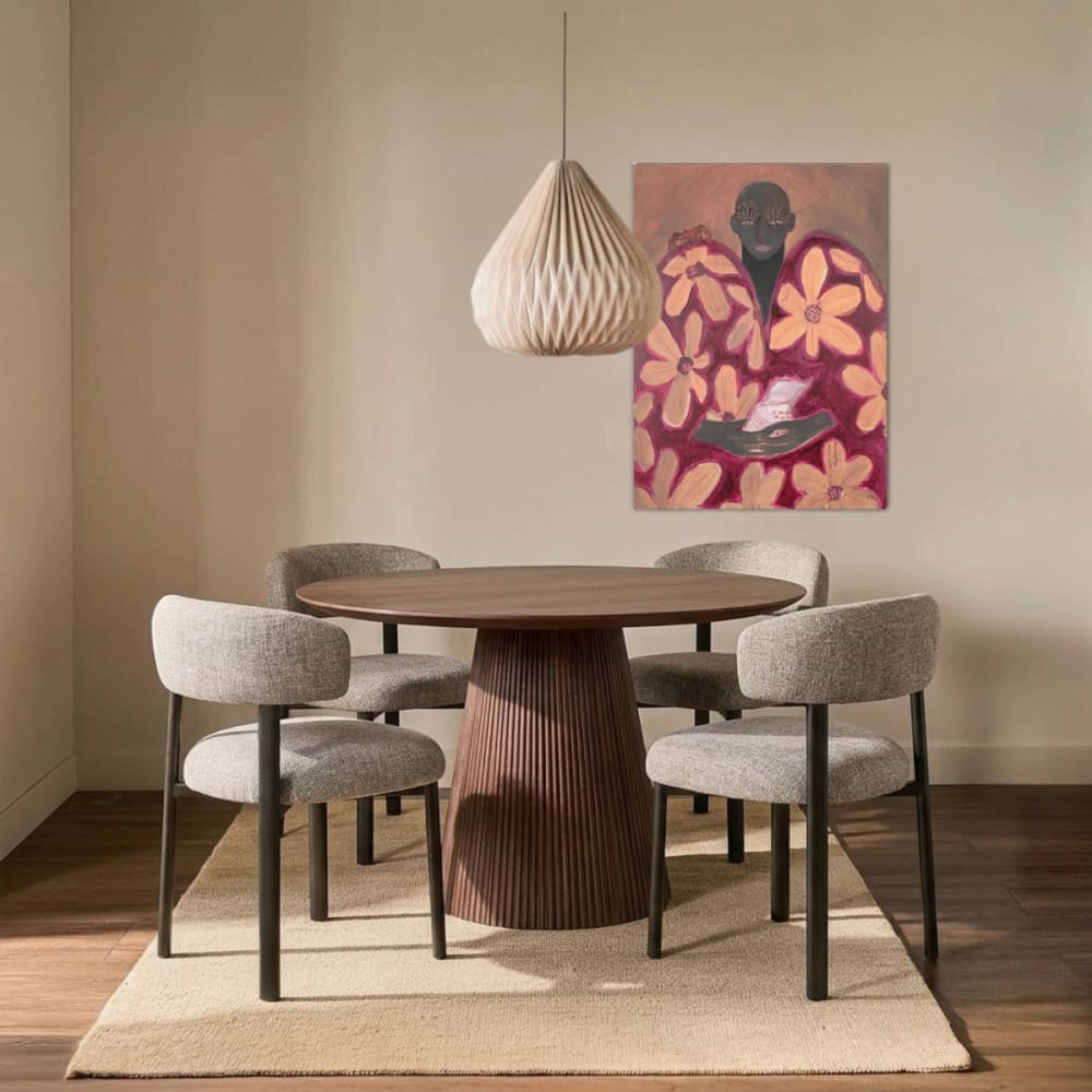 Runder Esstisch aus Mangoholz 130cm, braun - Maisons Du Monde