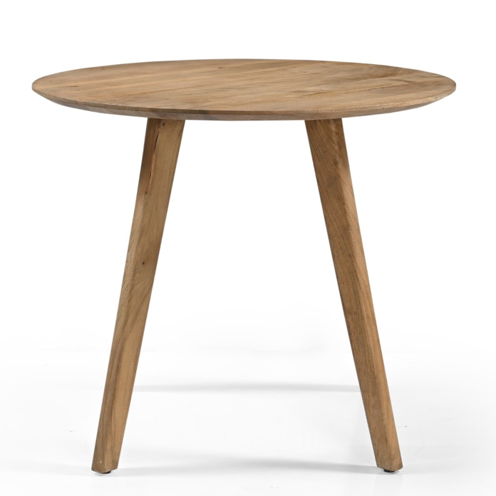Giga Meubel Esstisch aus Mangoholz 90x90x76 cm, natur Braun