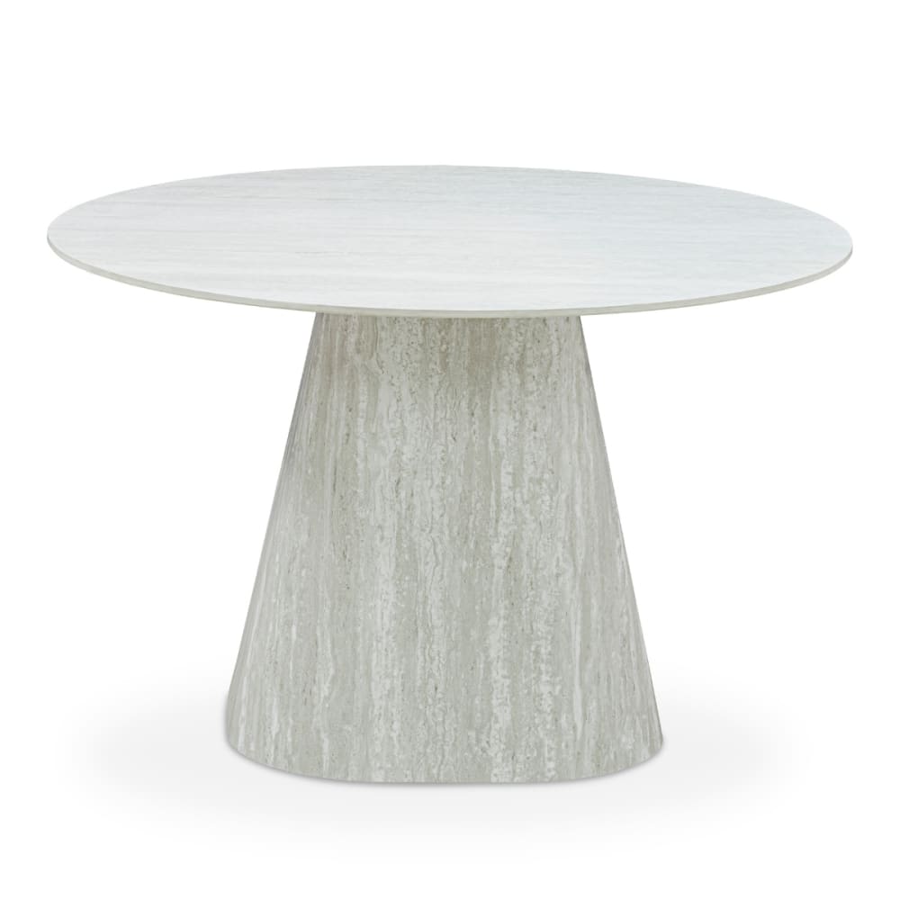 Giga Meubel Esstisch aus Keramik 120x120x75cm, grau - Naturstein