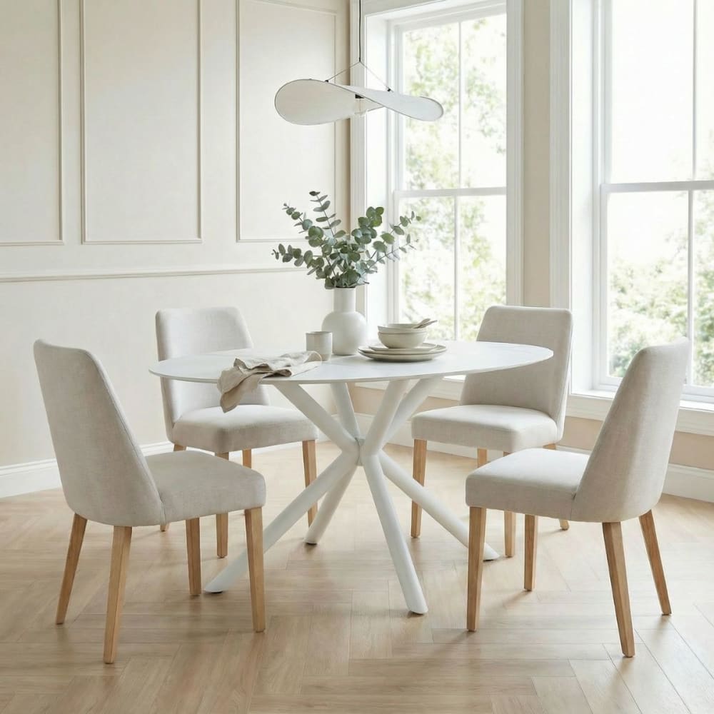 Esstisch aus Keramik 180x90x75cm, weiß - Maisons Du Monde