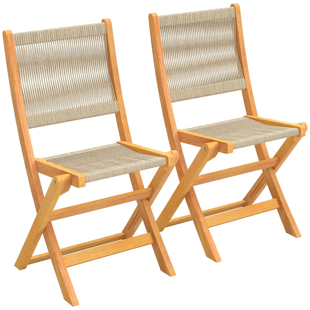 Lot 2 chaises jardin - pliantes