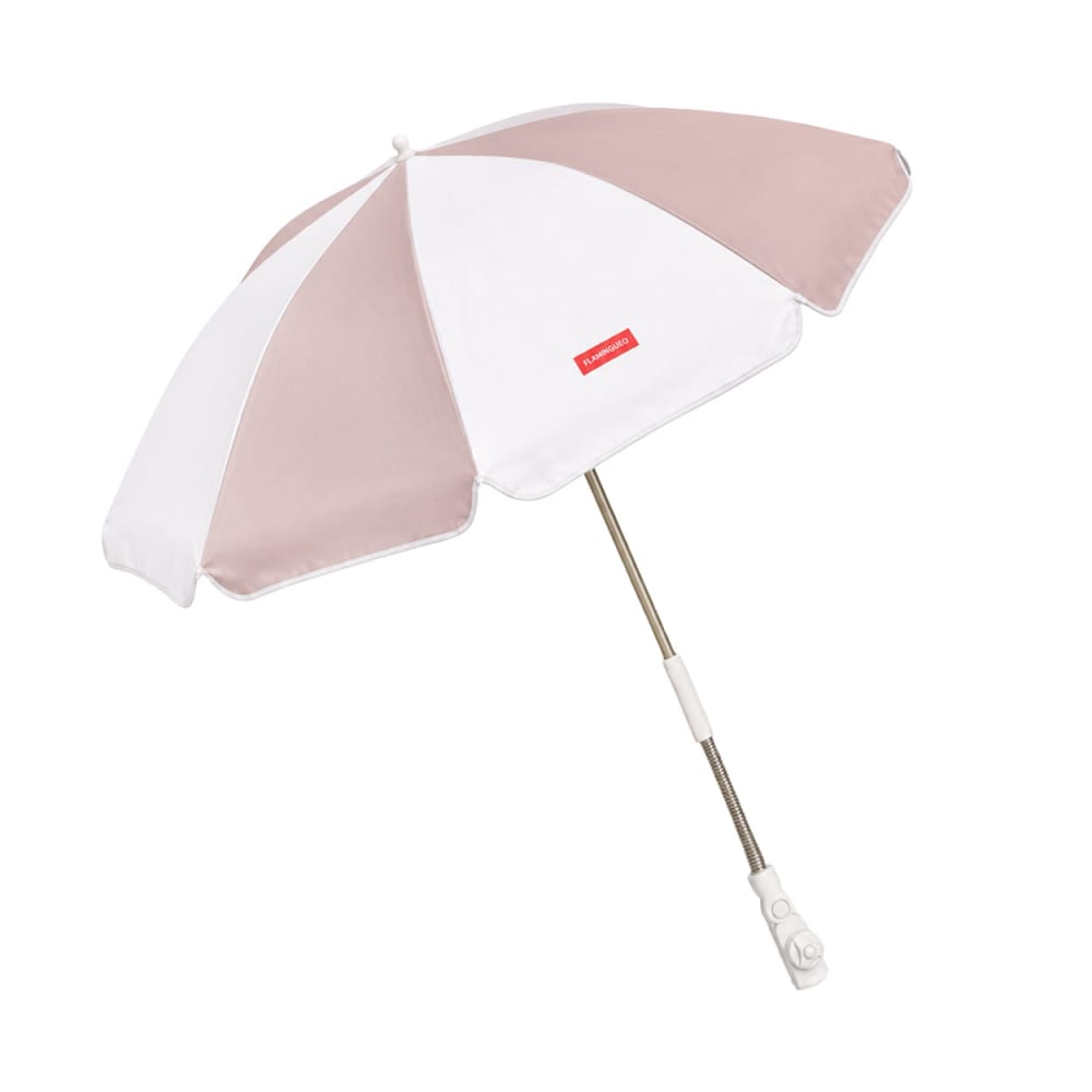Parasol chaise plage UPF50+ fixation pince beige Parasol chaise plage UPF50+ fixation pince beige