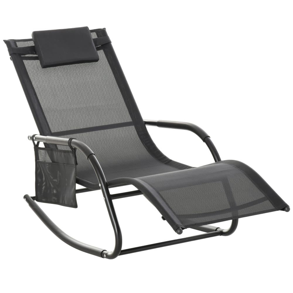 Chaise longue à bascule