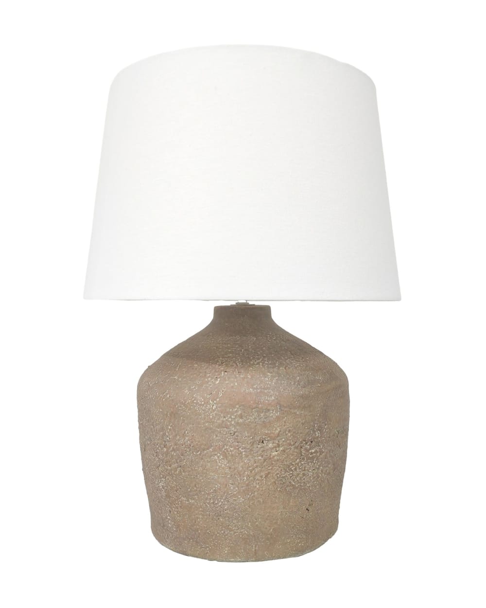 Lampe de table en céramique couleur marron de 50cm