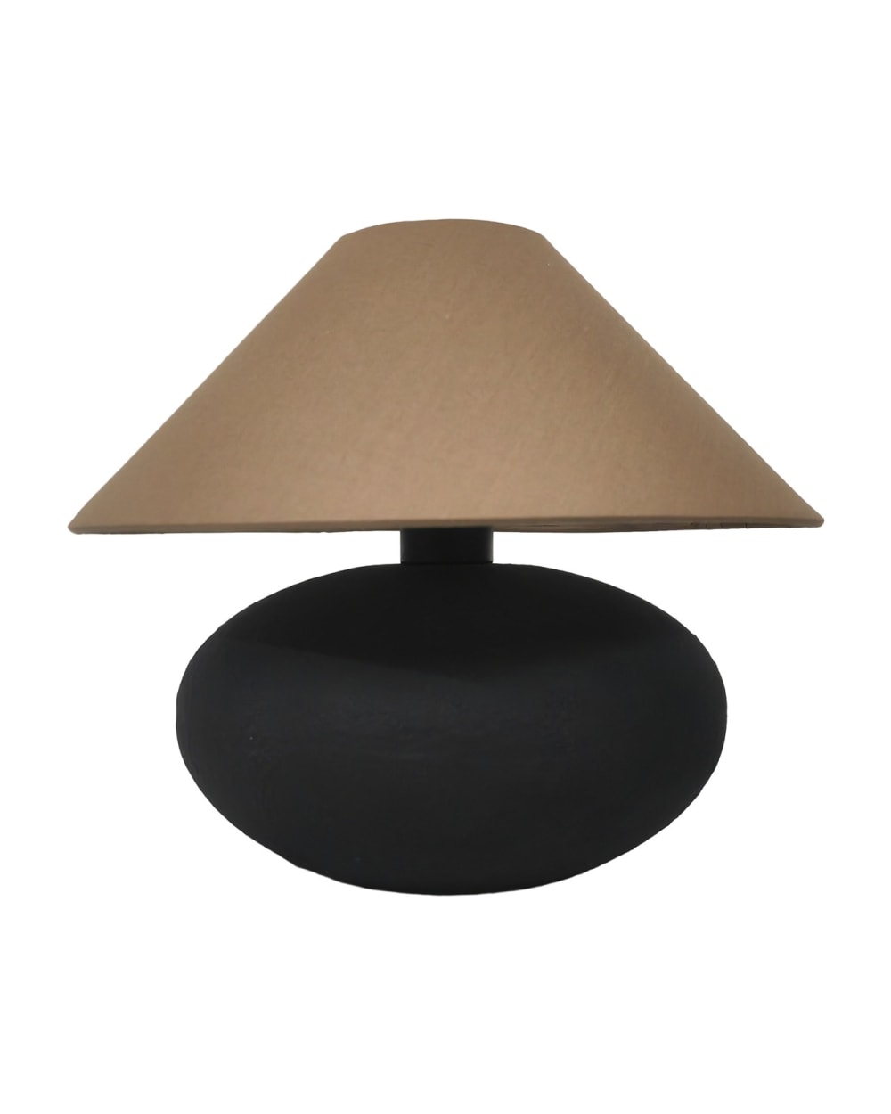 Lampe de table en céramique - noire