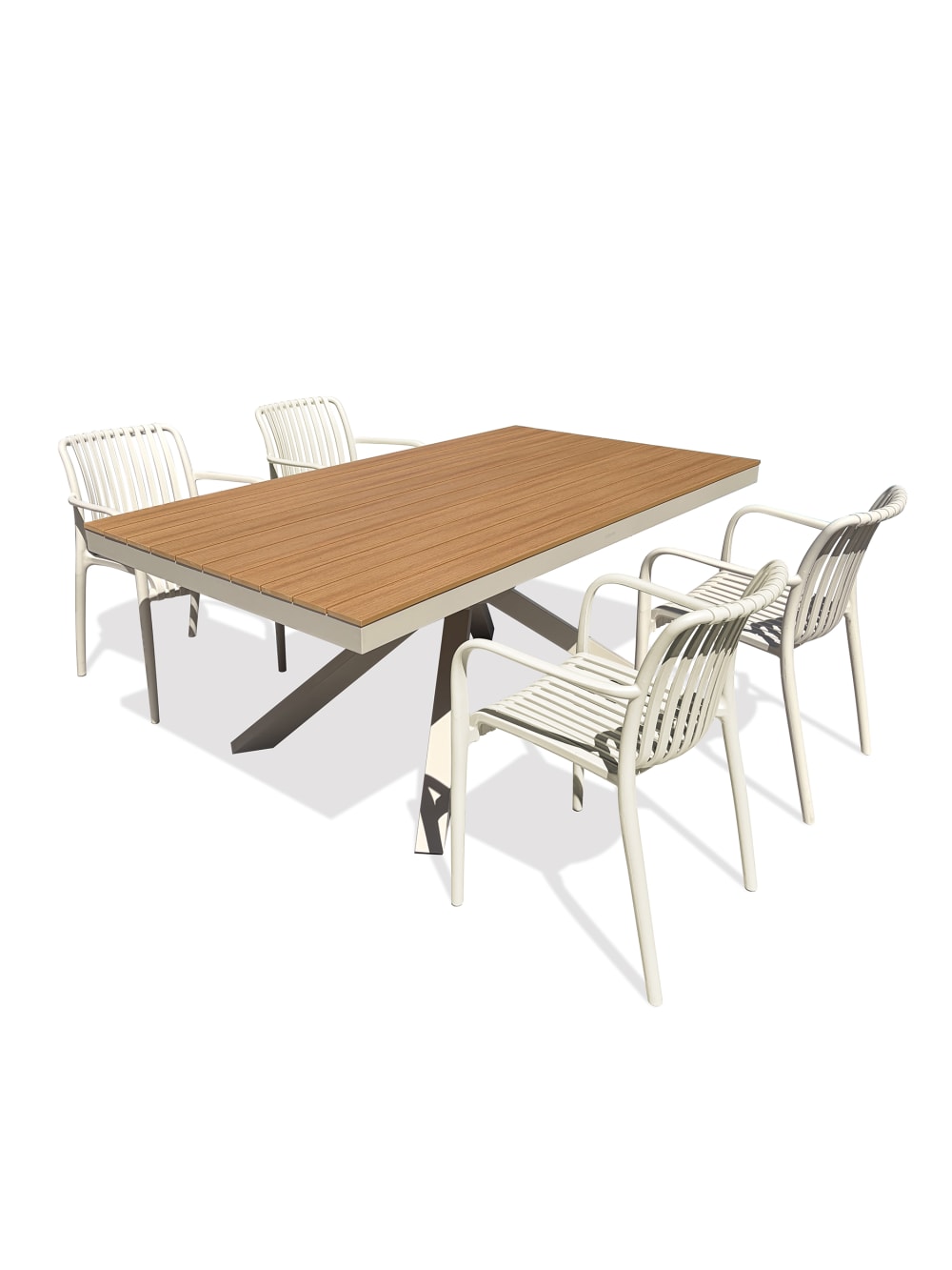 Ensemble repas de jardin - places alu