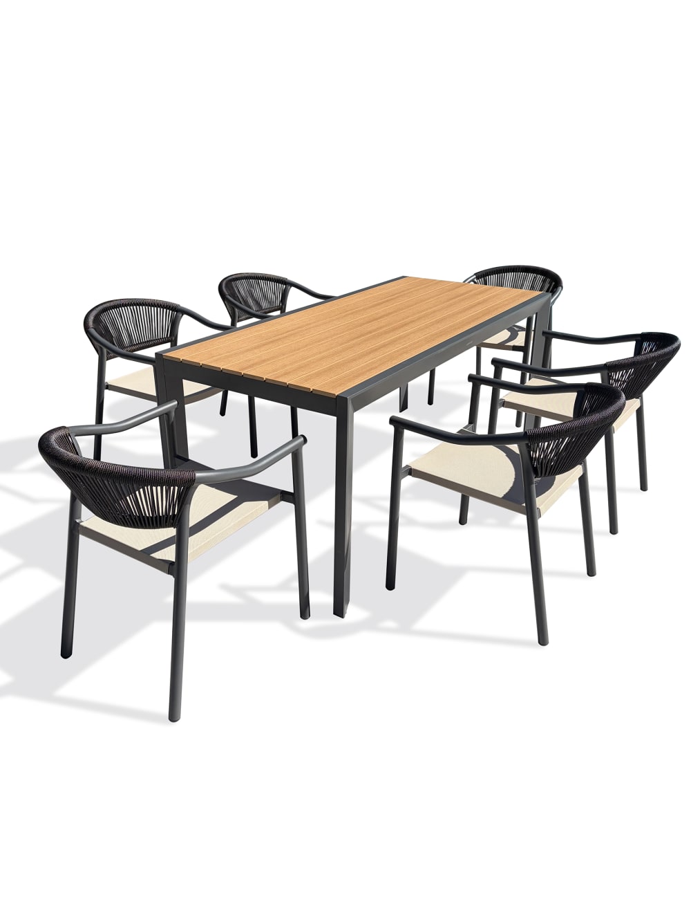 Ensemble repas de jardin - places alu