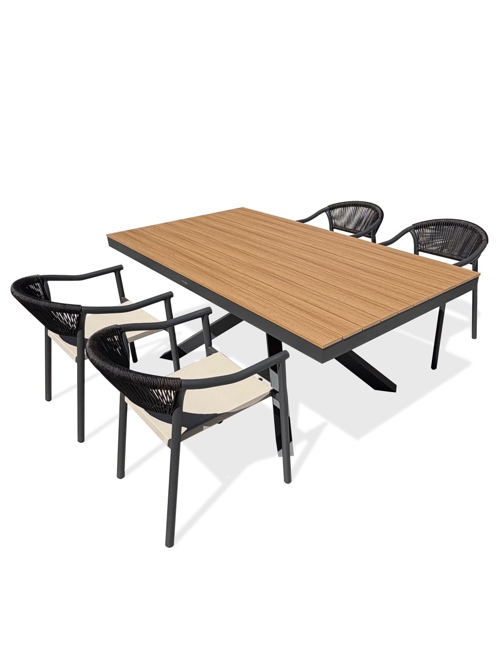 Ensemble repas de jardin - alu