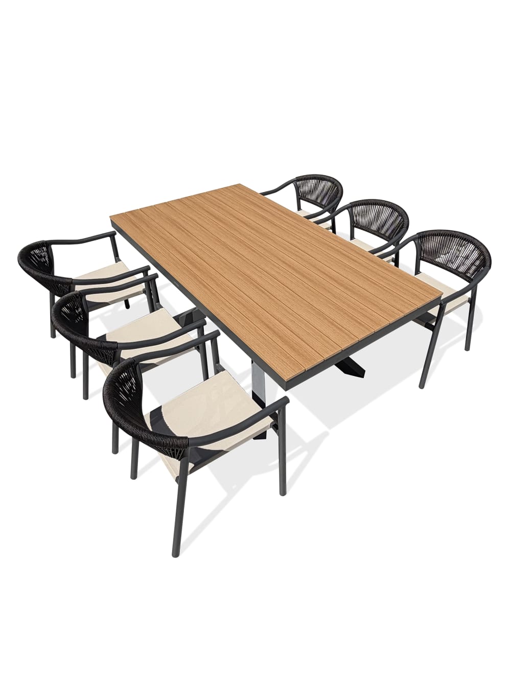 Ensemble repas de jardin - places alu