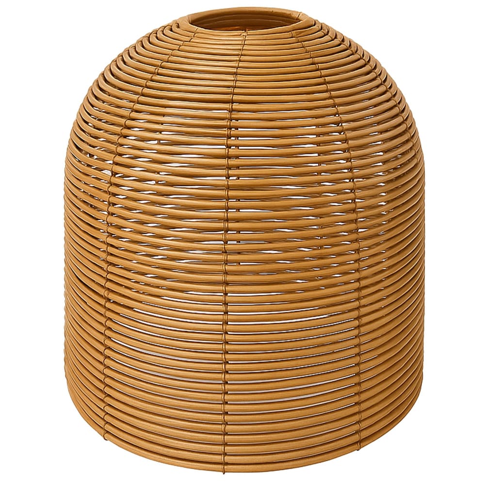 Abat-jour seul polyrotin beige h31cm