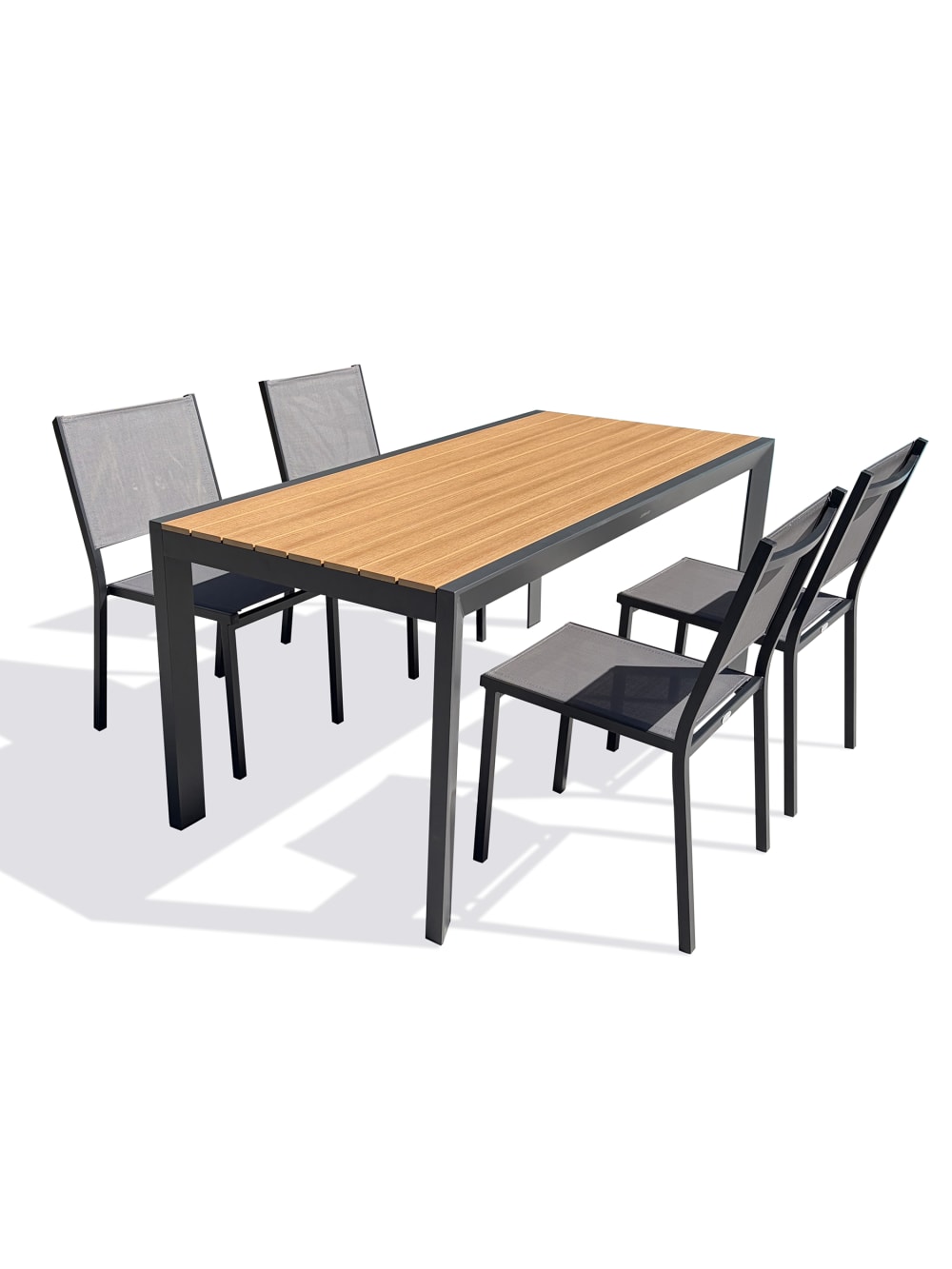 Ensemble repas de jardin - places alu
