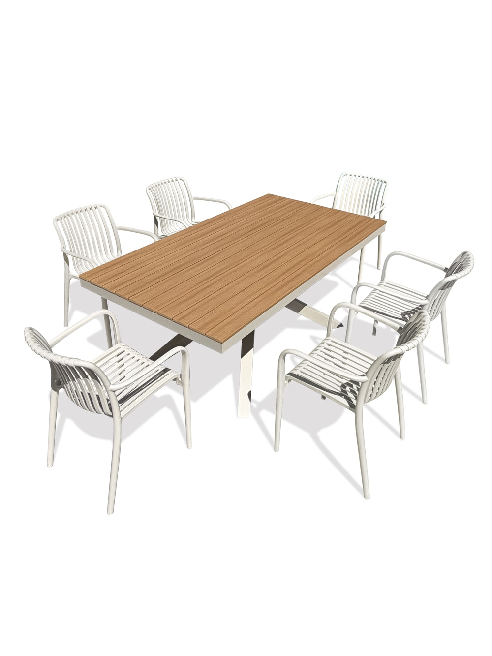 Ensemble repas de jardin - places alu