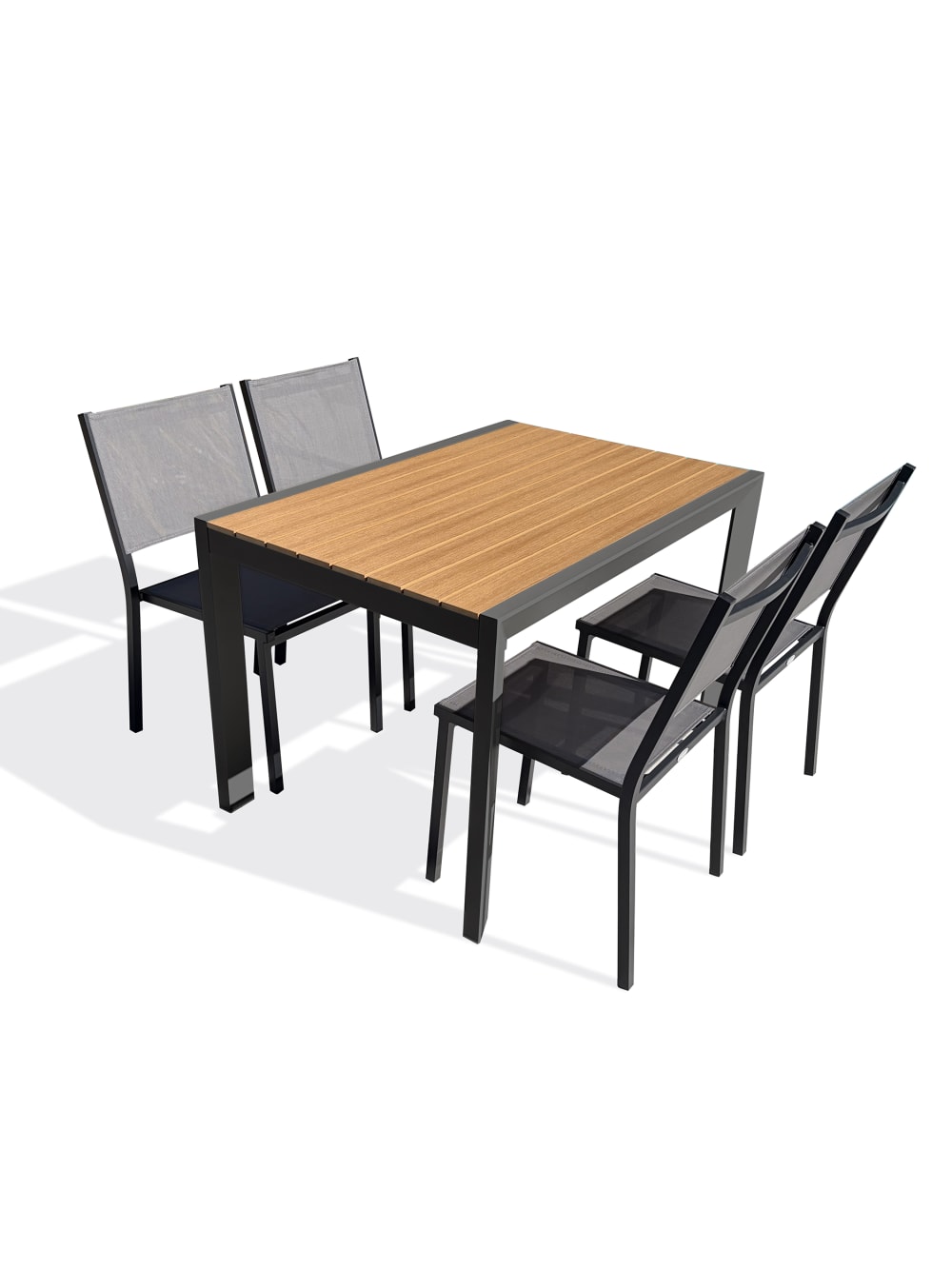 Ensemble repas de jardin - places alu