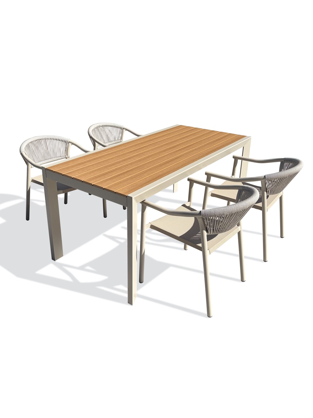 Ensemble repas de jardin - alu