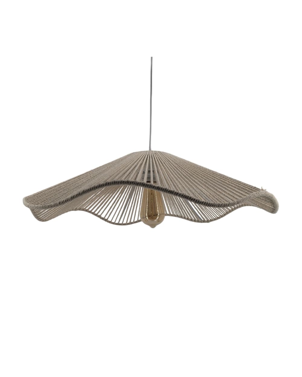 Suspension en coton coloris naturel de 59cm